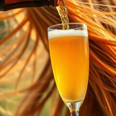 Płukanie włosów piwem – jak poprawić ich kondycję i blask?